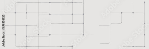 Broken grid line pattern on white background – Ideal for minimalist web design, stationary patterns, or modern conceptual art backgrounds.