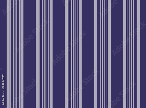 Executive vertical stripe seamless background, striped vector pattern in navy blue and gray for formal fashion