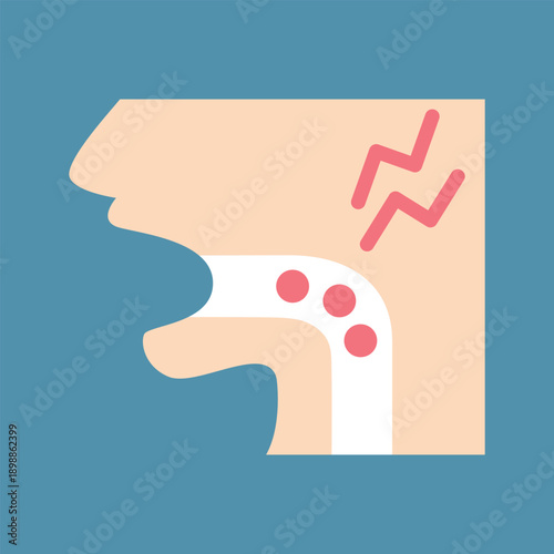 喉がイガイガするアイコン