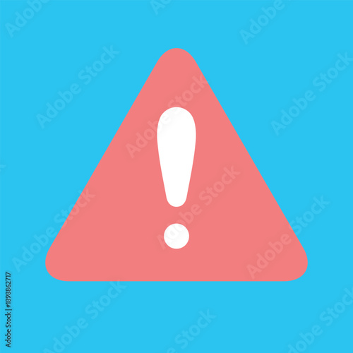 注意マークのカラーアイコン