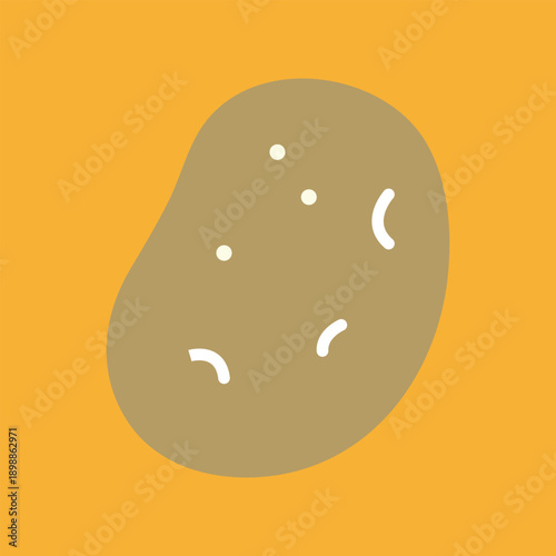 ジャガイモのカラーアイコン