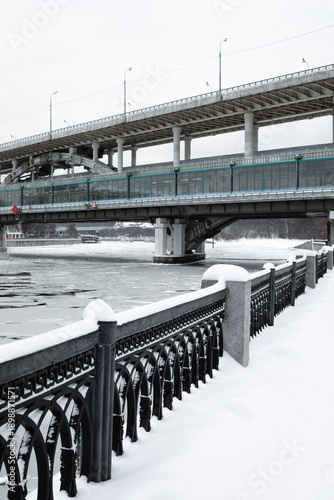 railway bridge over the river