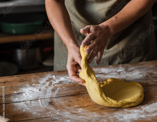 rolling pin dough