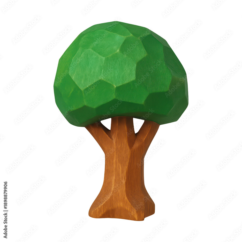 Naklejka premium PNG Geometric tree illustration PNG