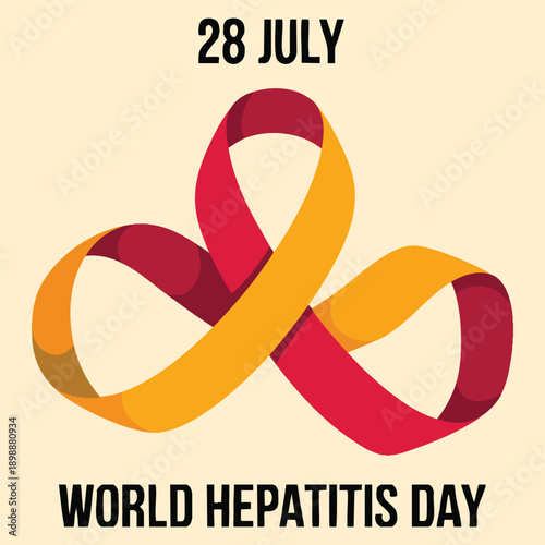 Hepatitis awareness themed vector illustration created for World Hepatitis Day feed promoting health education prevention and global medical awareness concepts