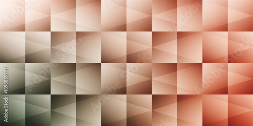 Abstract Geometric Grid Background with Triangular Patterns and Vibrant Multi-Color Grainy Gradient. Creative modern background. Clean minimalist geometric graphic. Wallpaper design