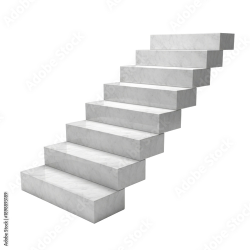 White Marble Staircase Steps