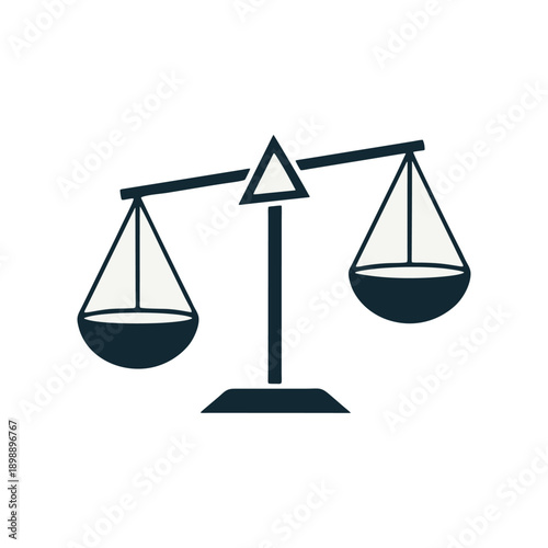 vector scales of justice