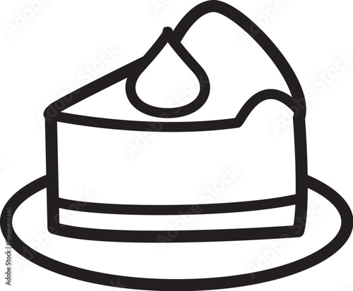 チーズケーキ　アイコン