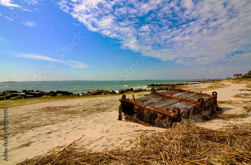 Pirate Chest on the Beach