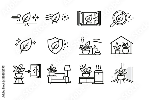 Calm vs placement buildup simple reduced generation logic balance icon image vector