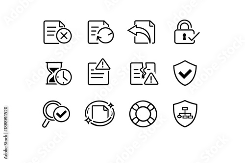 Warning reset image icon mark retry ring simple generation safety resolved safe