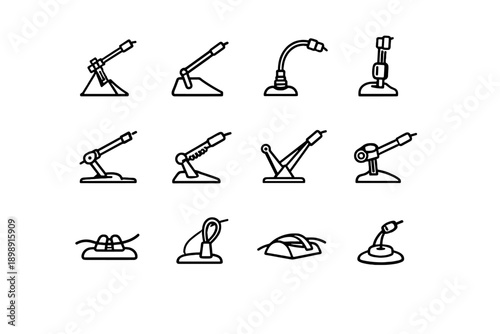 Vector arm assist accessory cable desk tension bungee minimalist consistent icons icon