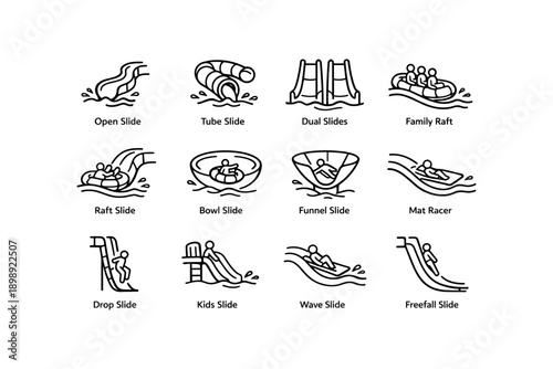 Water park attractions overview: slides, rafts, and more