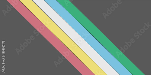 Top view of flag of Visually Safe Disability Pride, no flagpole. Plane design, layout. Flag background. Freedom and love concept. Pride month. activism, community and freedom.