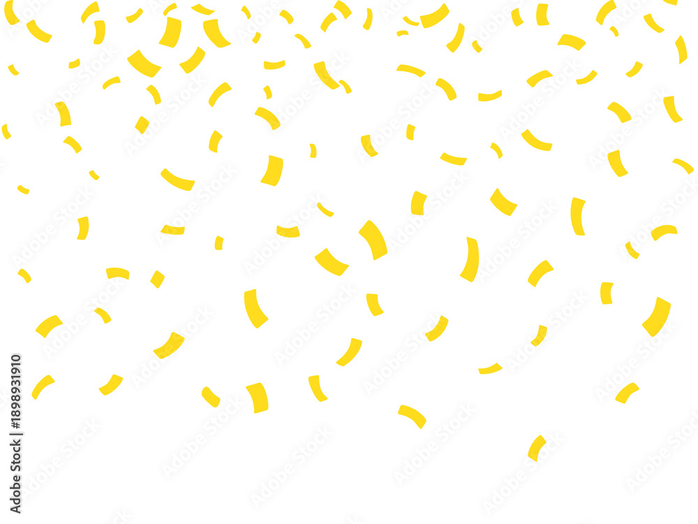 Fototapeta premium Colorful Festive Confetti Falling Minimalist Celebration Stock Illustration