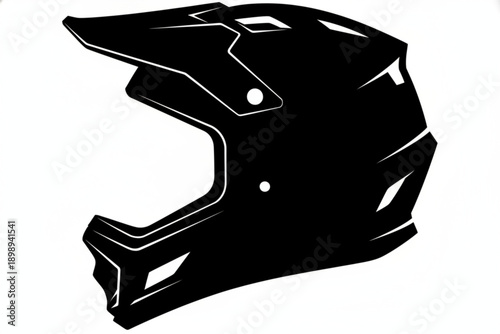The Silhouette of Protection: A sleek, black helmet is silhouetted, symbolizing safety, adventure, and the spirit of competition and readiness.