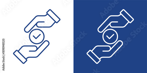 Mutual Blue And White Icon Style Collection