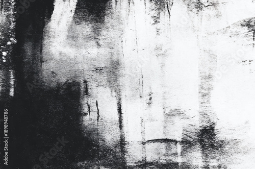 Black and white abstract textured background with vertical brush strokes