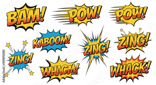 comic book speech bubbles