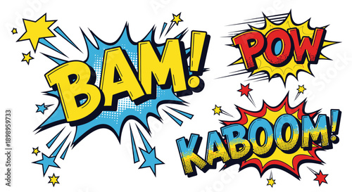 comic book explosion words