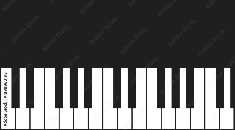 Fototapeta premium Design template card piano black elegant blank no text