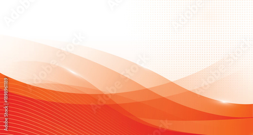 Abstract orange banner background. Graphic design banner pattern background template with dynamic curve shapes and text space