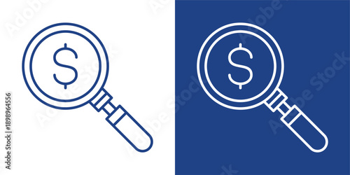 Opportunity Blue And White Icon Style Collection