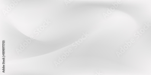 Silver foil background with metal mirror texture. Chrome gradient surface with light gloss simple abstract. eps 10