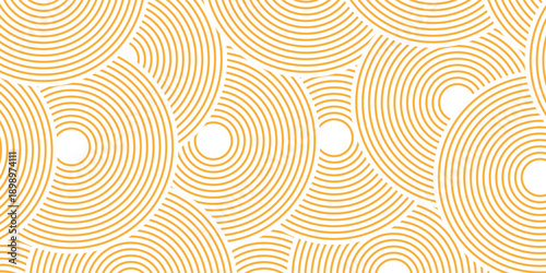 backround Luxury patern Gold Yellow Line Round Shape Abstract , white And Gold backround round shape. seamless good nice art