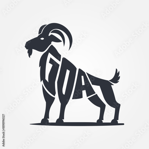 goat icon symbol illustration vector eps10 logo template design pattern seamless bright minimal design flat design realistic style simple design modern design