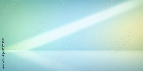 Abstract blue background with light waves and smooth gradient design