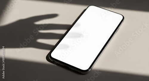 Smartphone Mockup with Natural Shadow