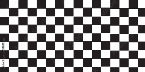Black and white checkered pattern, Checkerboard seamless pattern