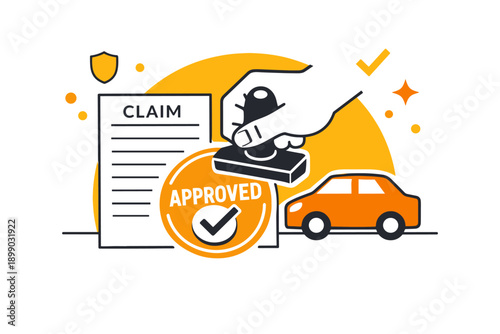 Car insurance claims process: approval and verification