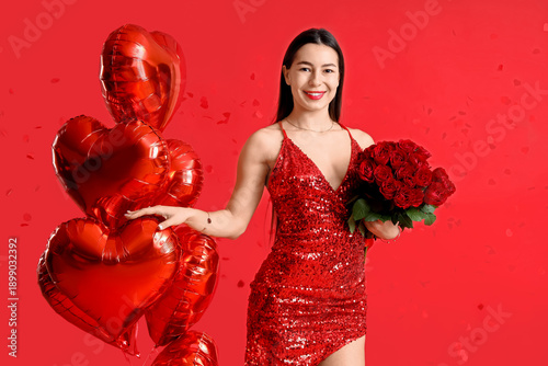 Beautiful young happy woman...