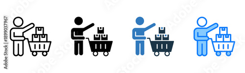 Consumers icon multiple style 