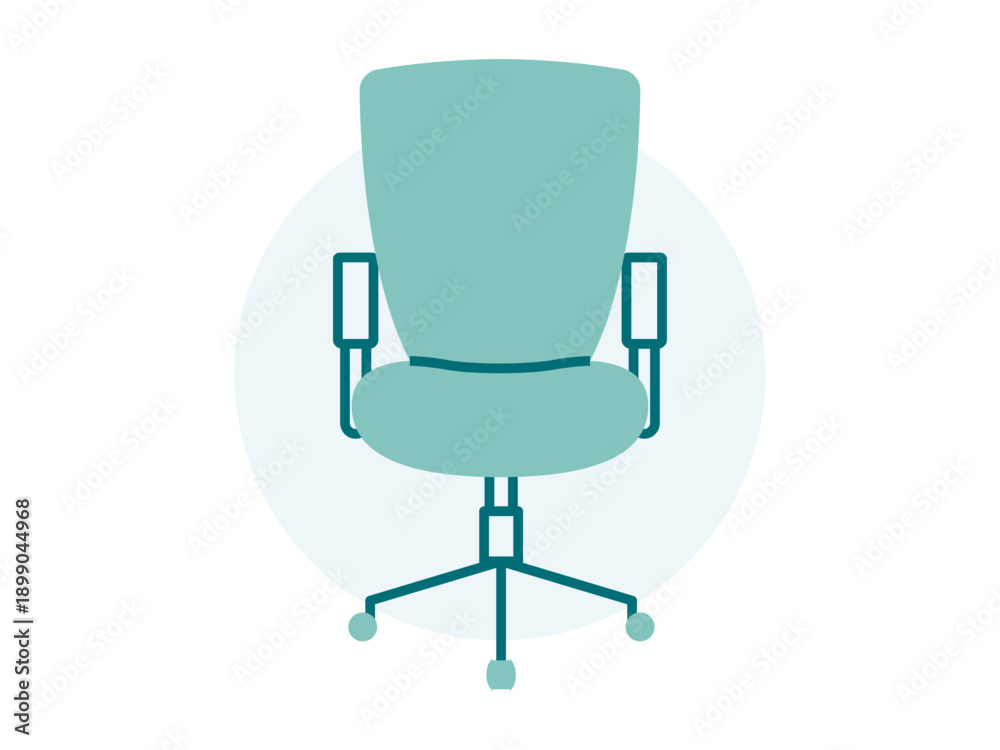 Obraz premium Office chair icon. Office icon design. Simple filled and outline icon. Vector icon.