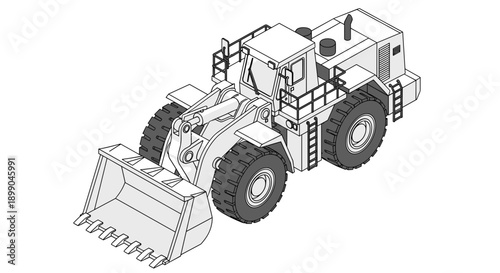 Front End Loader Heavy Machinery Equipment.