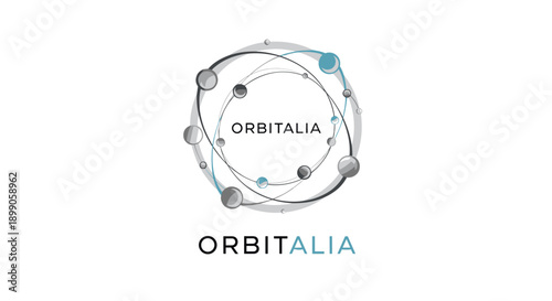 Orbit logo with stylized planet design.