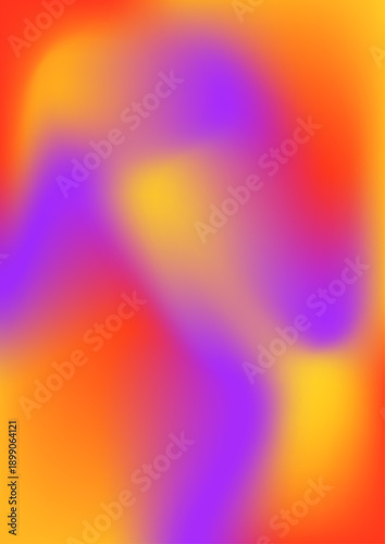 High resolution fluid background with a dynamic mix of warm orange and cool purple tones for digital art
