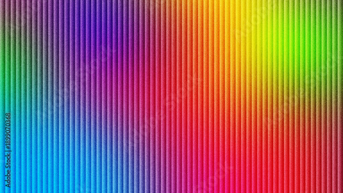 Foto Abstract background with vertical gradient lines in rainbow colors and a vibrant color spectrum with a textured finish