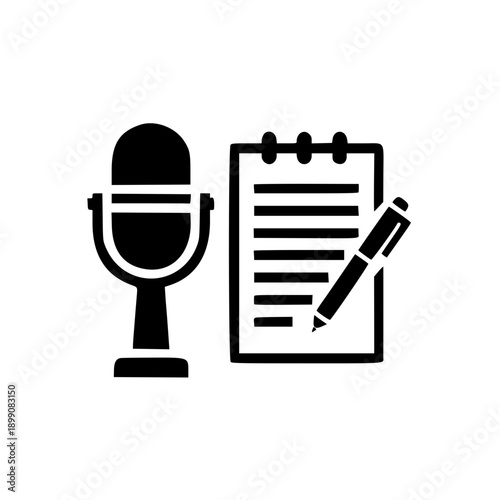 Podcast and Interview Notes Icon