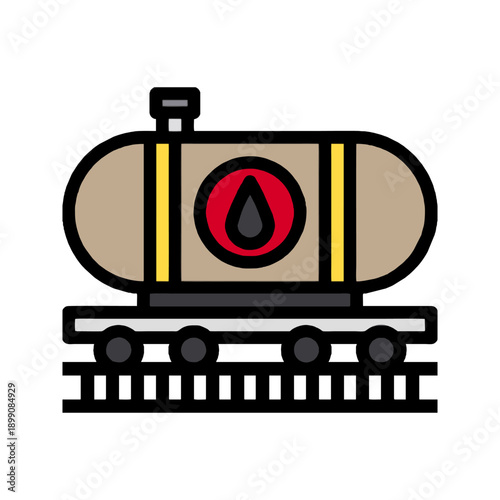 Fuel Tanker Truck Icon