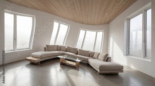 Modern minimalist interior architecture design