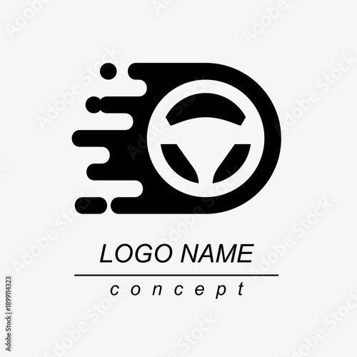 Dynamic Steering Wheel Speed Logo Concept