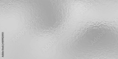 Silver foil background with metal mirror texture. Chrome gradient surface with light gloss simple abstract. vector mesh modern design