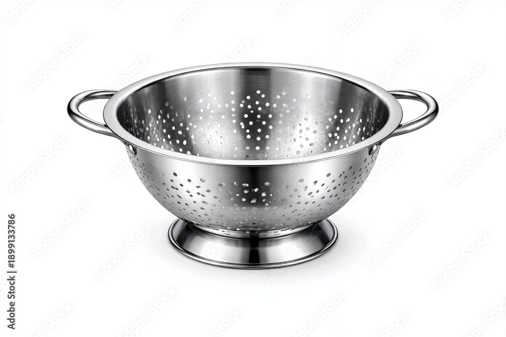 custom made wallpaper toronto digitalStainless Steel Colander Isolated on White Background