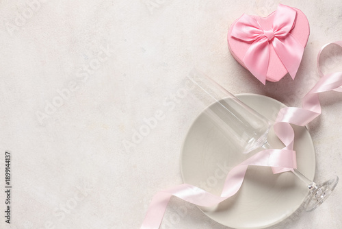 Beautiful table setting wit...