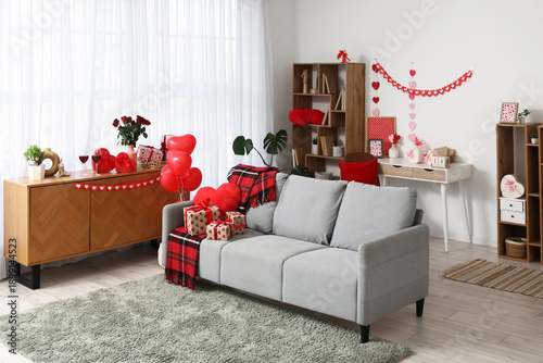 Interior of living room dec...